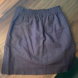 The perfect work skirt!! J Crew navy skirt